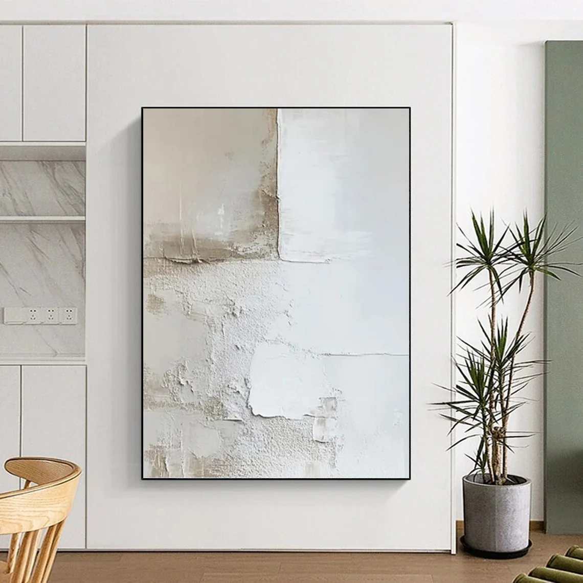 Beige_White_Abstract_Minimalist_Textured_Artwork_5Y9JJ wall art